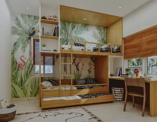 Rustic Duplex House