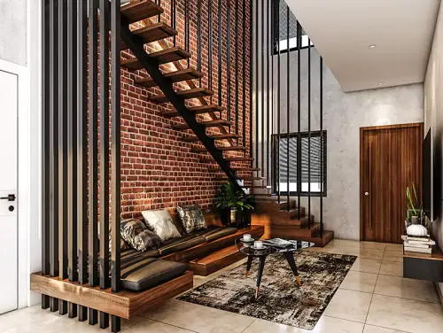 Rustic Duplex House